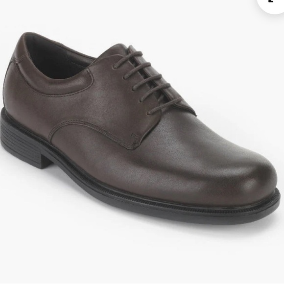 Rockport Other - ROCKPORT Men's "Margin Oxford" Lace Up Brown Leather Career Casual Shoe SZ 8.5